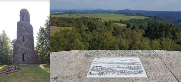 Lookout tower Krásno: Weather and season