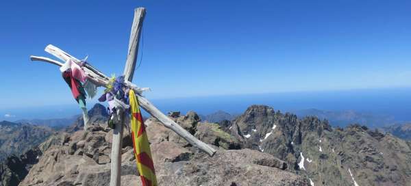 Ascenso al Monte Cinto: Clima y temporada