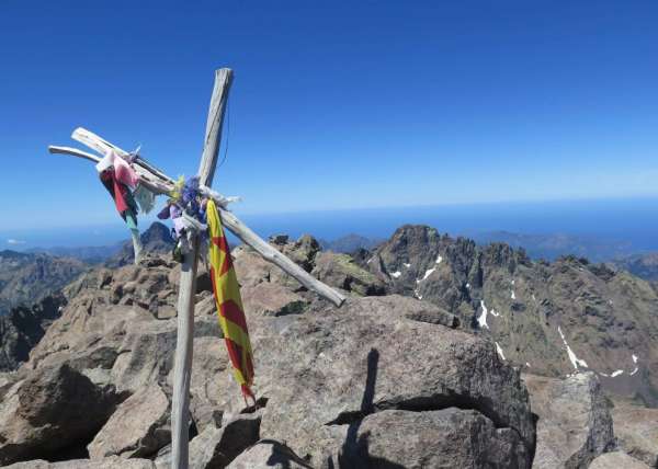 The summit of Monte Cinto 2706 m