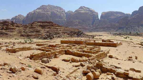 Výhled od Nabatean Temple