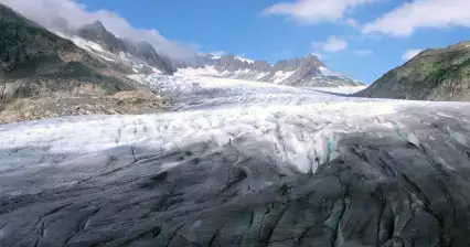 Lodowiec Rhonegletscher