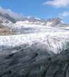 Rhonegletscher-gletsjer