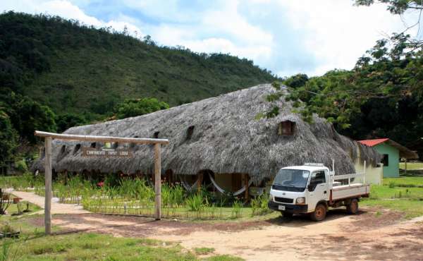 Touristenhütte in Canaima