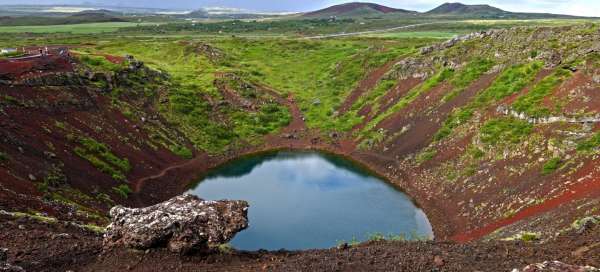 Kráter Kerid: Turistika