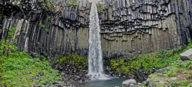 Vodopád Svartifoss