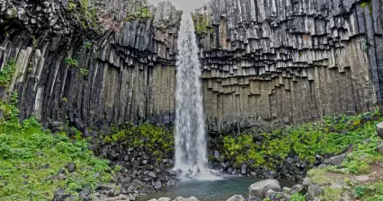 Vodopád Svartifoss