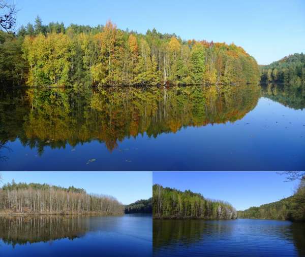 Lago Vidlák durante o ano