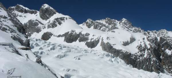 Ledovec Nefritového Draka: Počasí a sezóna