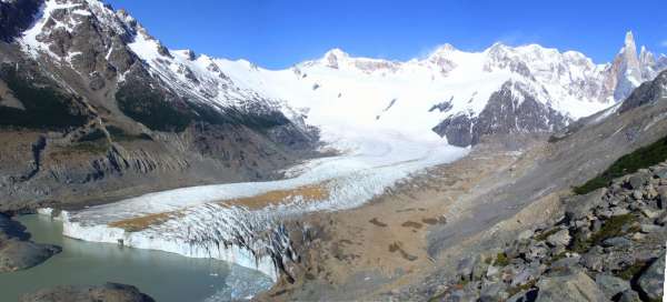 Ledovec Grande: Počasí a sezóna