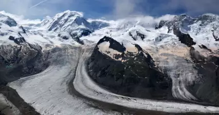 Lodowiec Grenzgletscher