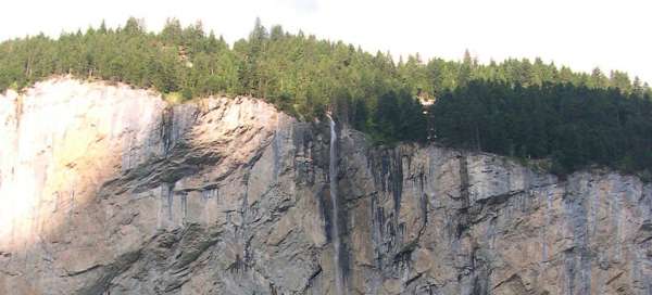 Vodopád Staubbachfall: Počasí a sezóna