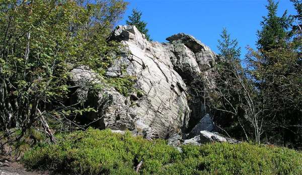 Small rocks below Ještěd