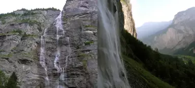 Mürrenbachfall Waterfall