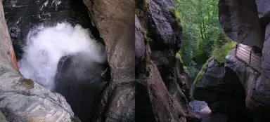 Trümmelbachfälle Waterfalls