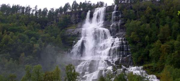 Tvindefosse-Wasserfall: Visa