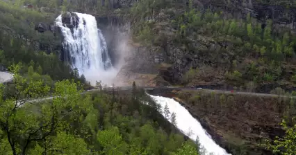 Wodospad Skjervsfossen