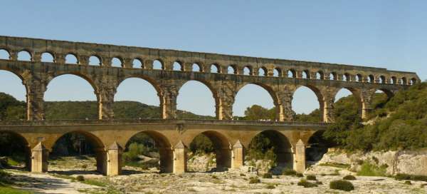 Pont du Gard: Počasí a sezóna