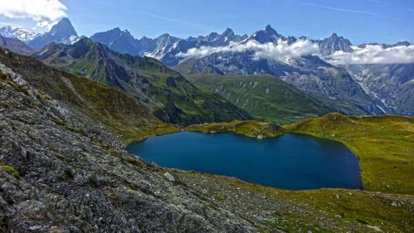 Lacs de Fenêtre - Fenêtre de Ferret (2698 m boven zeeniveau)