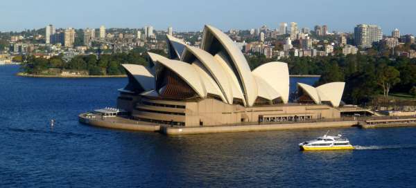 Opera v Sydney: Turistika