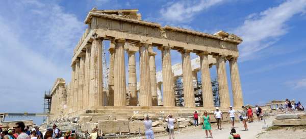 Akropolis van Athene: Weer en seizoen