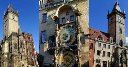 Ancien hôtel de ville avec horloge astronomique