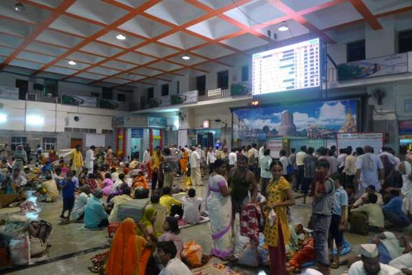 La gare de Varanasi