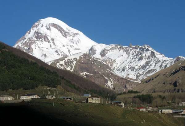 View of Kazbeg