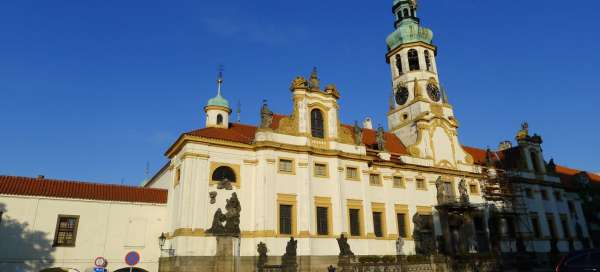 Kloster Loreta: Einsteigen