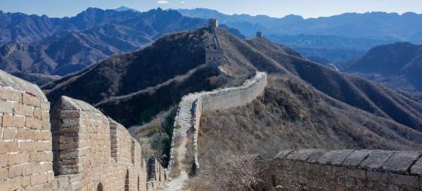 Výlet na Veľký čínsky múr (长城): Doprava