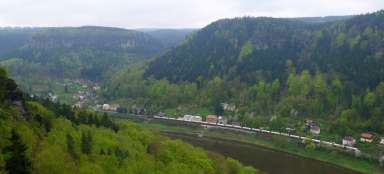 Canyon of Elbe River