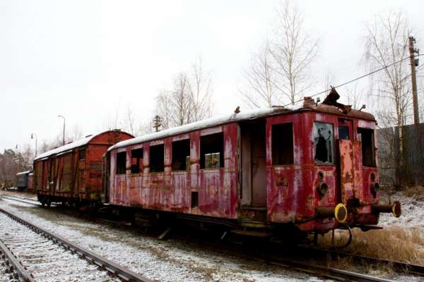 Starý osobní vagón