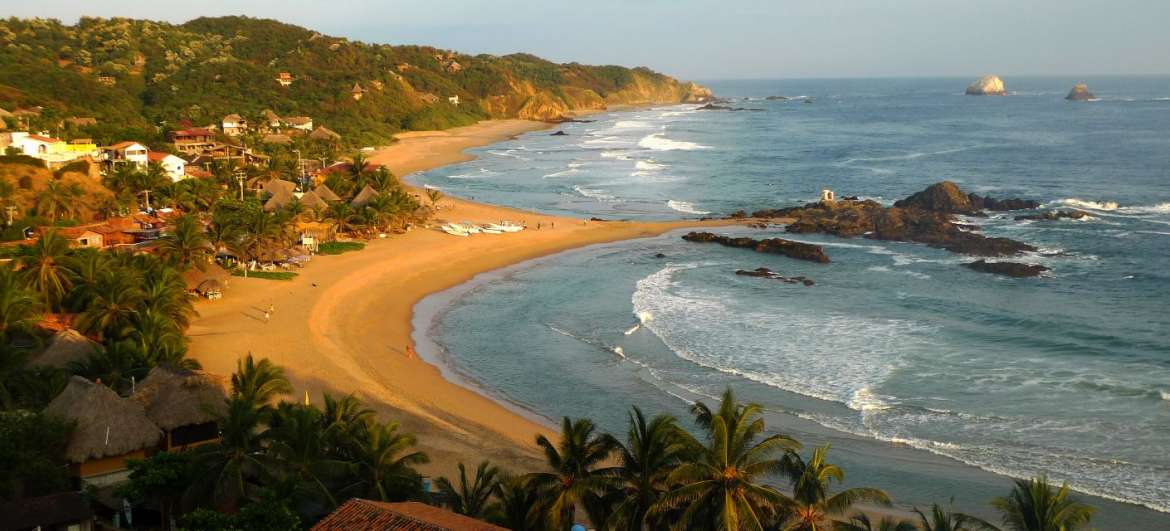 Costa del pacifico sur: Playas y natación