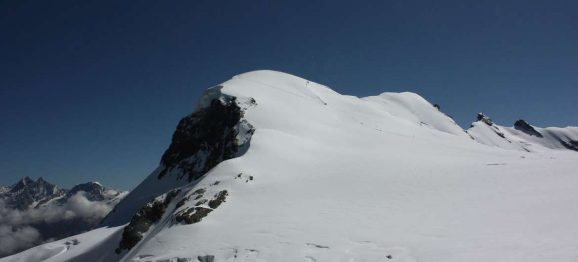 Ascent to Breithorn: Hiking