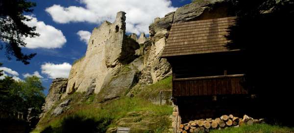 Zřícenina hradu Helfenburk: Ubytování