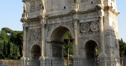 L'arc de triomphe de Constantin