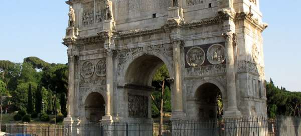 L'arc de triomphe de Constantin: Embarquement