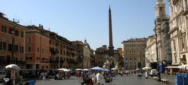 Náměstí Piazza Navona: Počasí a sezóna