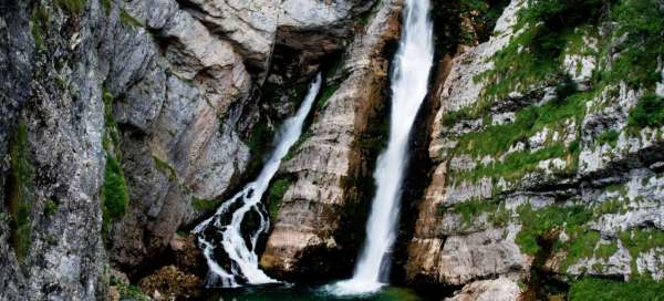 Vodopád Savica: Víza