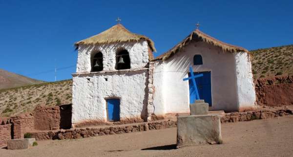 Kleine kerk in Machuca