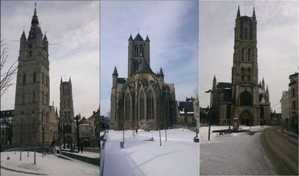 As três torres de Ghent