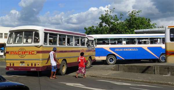 The bus station in Lautoka