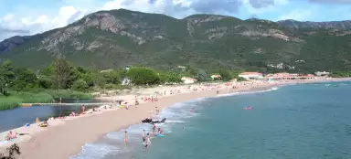 Strand in Sagone