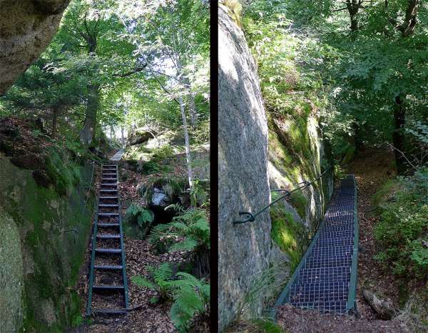 Escaleras de hierro