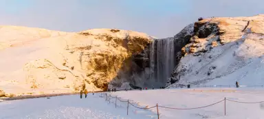Hiver Skógafoss