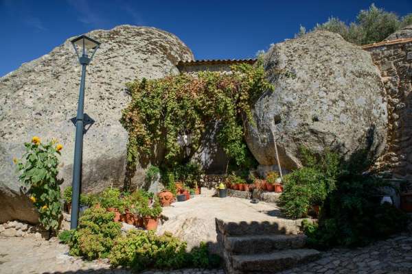 Casas en la roca