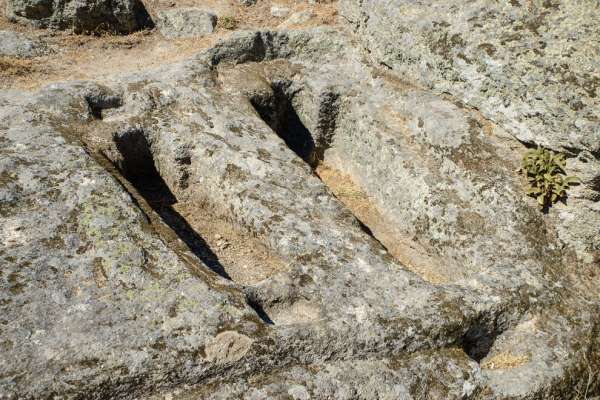 Graves carved in stone