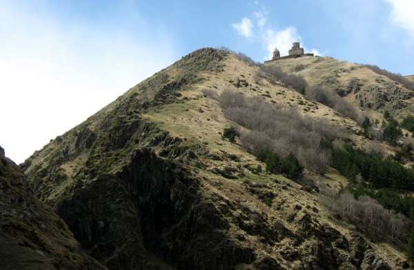 Vista de la iglesia de Cminda Sameba