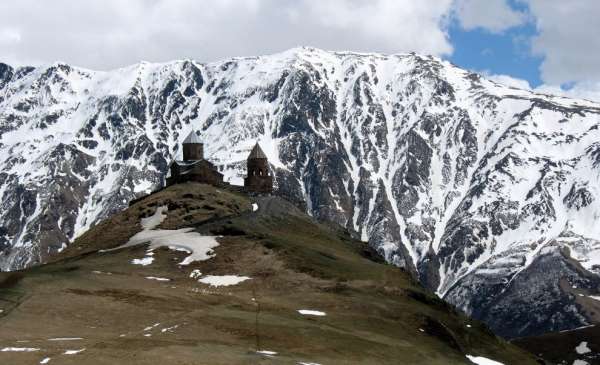 Vue arrière de l'église