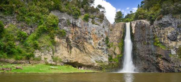 Hunua-watervallen: Instappen