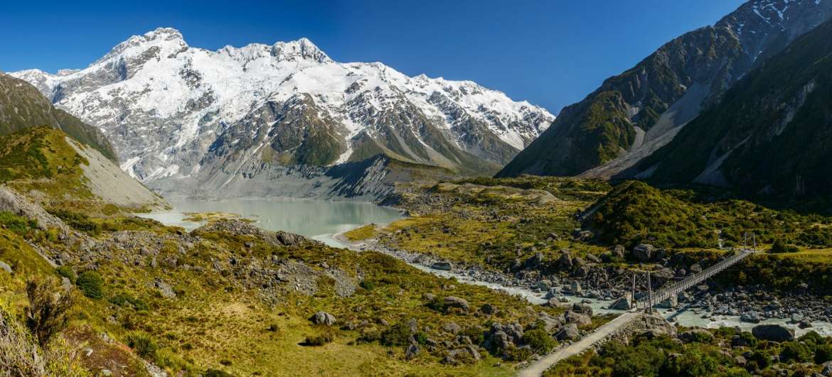 Wanderung zum Gletschersee Hooker: Tourismus
